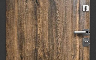 стальная дверь в новостройку, два замка, отделка порошок и МДФ
