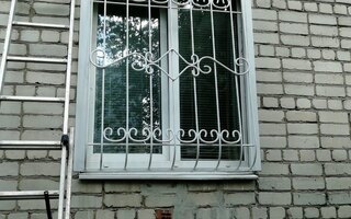 кованая решетка дутой формы